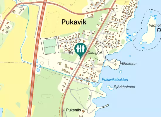 Karta över Galjabacksvägen