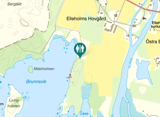 Karta over Elleholmsvägen