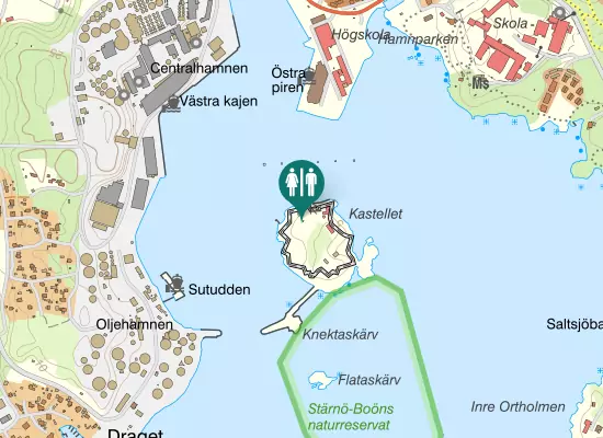 Karta over Bibloteksgatan