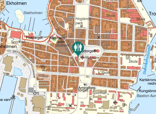 Karta over Stortorget