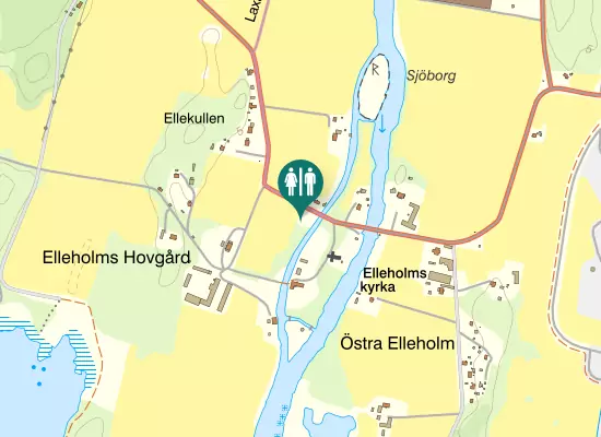 Karta over Elleholmsvägen