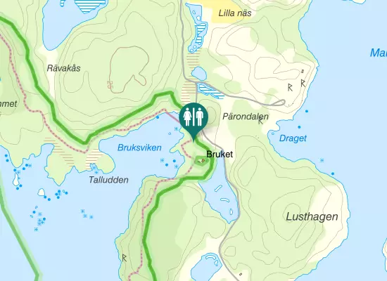 Karta over Guöviksvägen