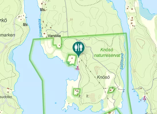 Karta over Knösövägen