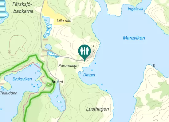 Karta over Guöviksvägen