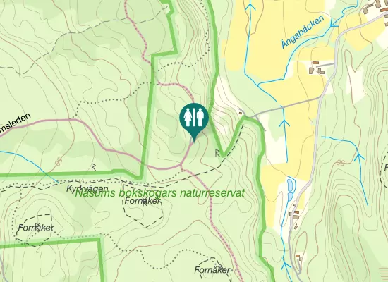 Karta over Södra Hagevägen