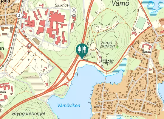Karta over Hästövägen