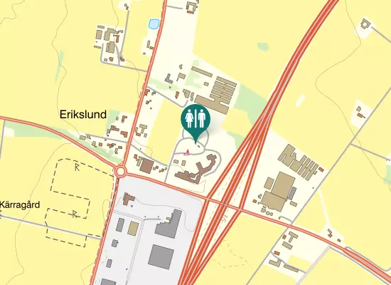 Karta over Åstorpsvägen