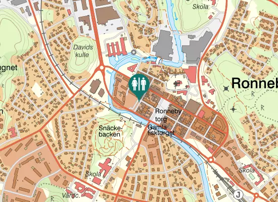 Karta over Drottninggatan