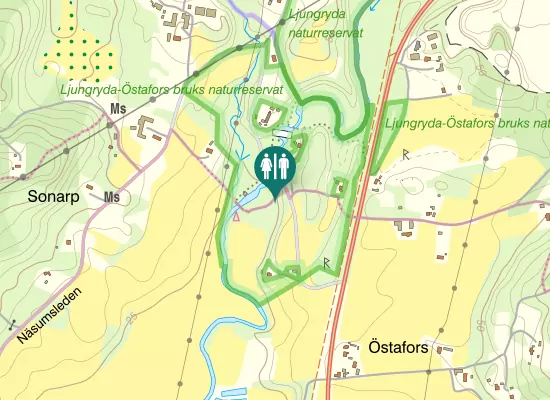Karta över Sibbarpsvägen