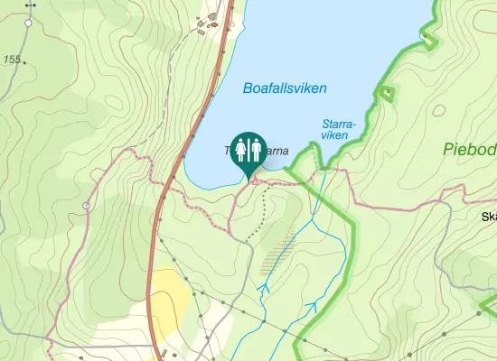 Karta over Baggebodavägen