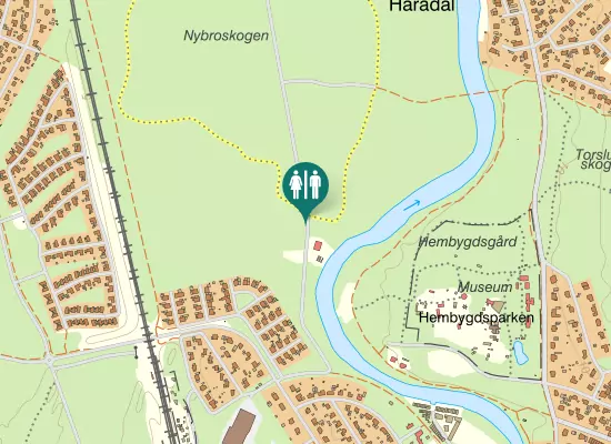 Karta över Reningsverksvägen