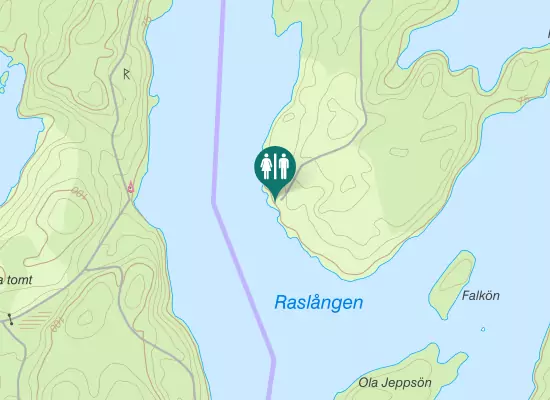 Karta over Gillenäsvägen
