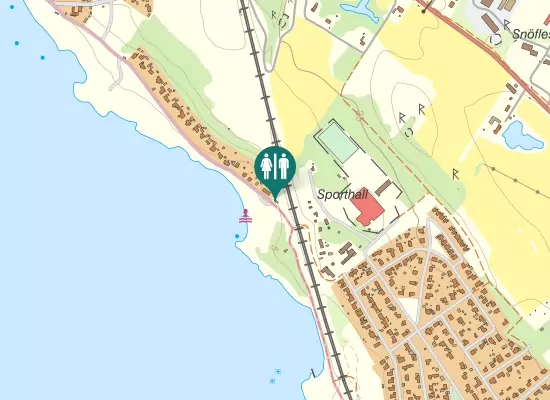 Karta over Strandängsvägen