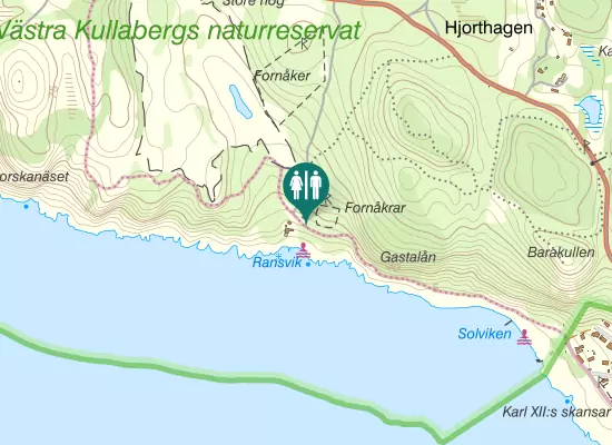 Karta över Italienska vägen