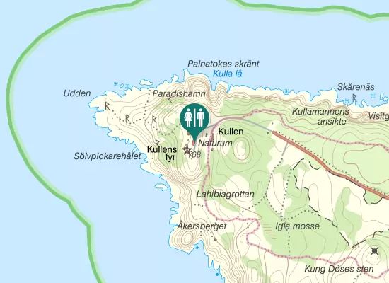 Karta over Naturum