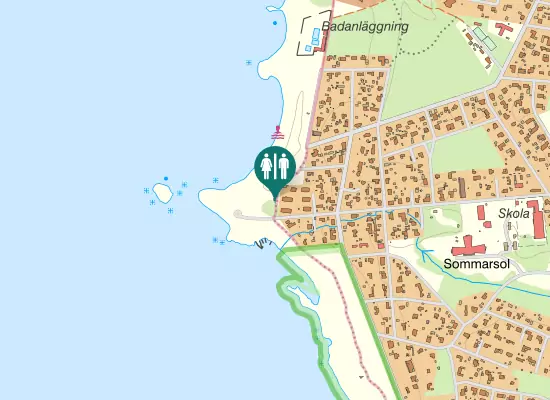 Karta over Skogsvägen