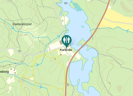 Karta över Skärvgölsvägen