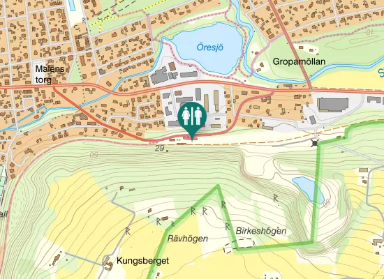 Karta over Stationsterrassen