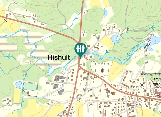 Karta over Knäredsvägen