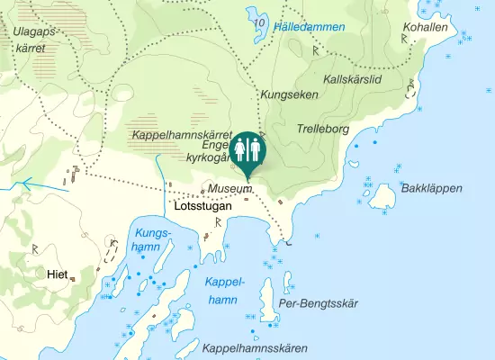 Karta över Lundstens gata