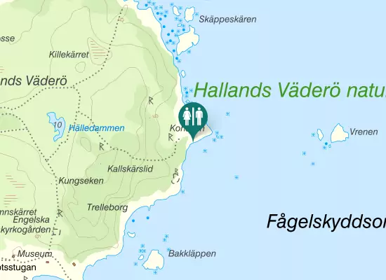Karta over Lundstens gata