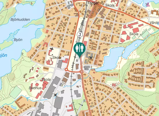 Karta over Drottninggatan