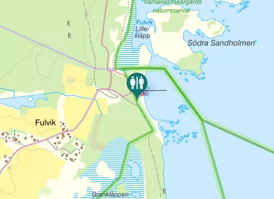 Karta over Stuvenäsvägen