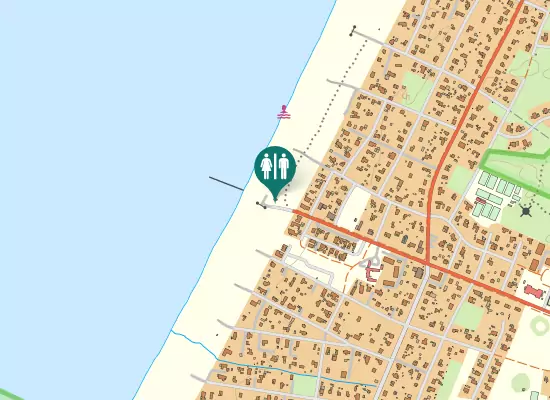 Karta över Stora Strandvägen