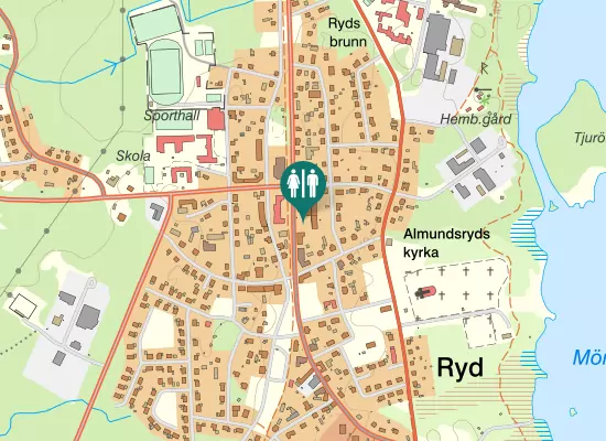 Karta over Torggatan