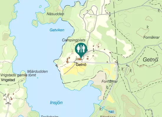 Karta over Getnövägen