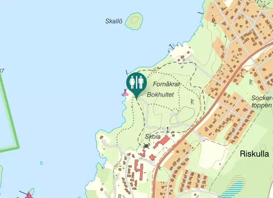 Karta over Bokhultsvägen