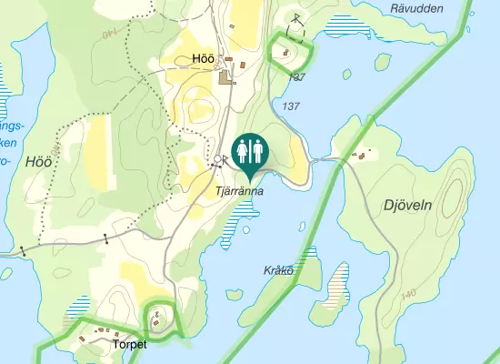 Karta over Östra Ringvägen