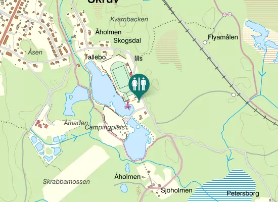 Karta over Gåsamålavägen 27