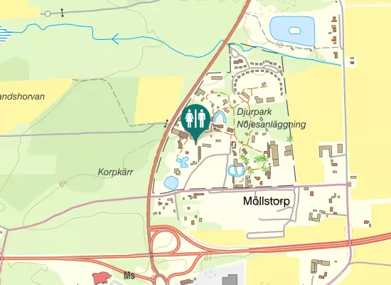 Karta over Röhällavägen