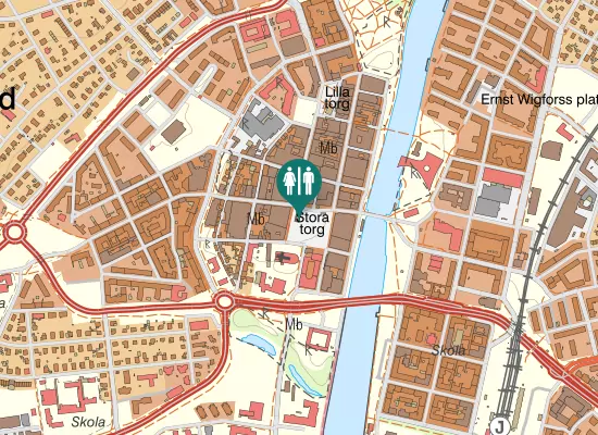 Karta over Stora torg