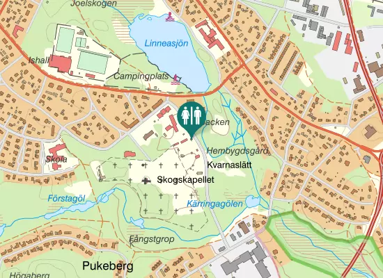 Karta over Kvarnaslättsgatan