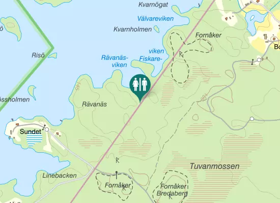 Karta over Sundetvägen