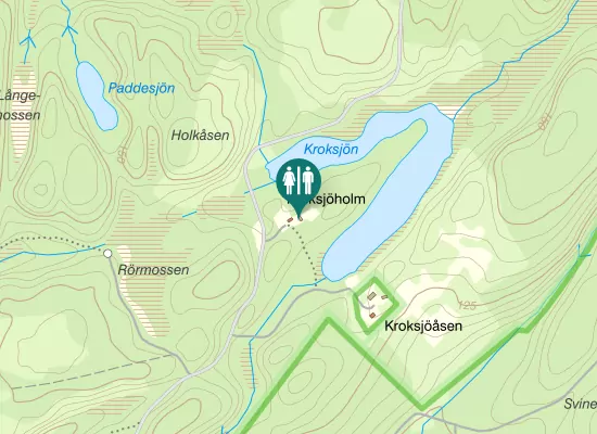 Karta over Sjömossevägen