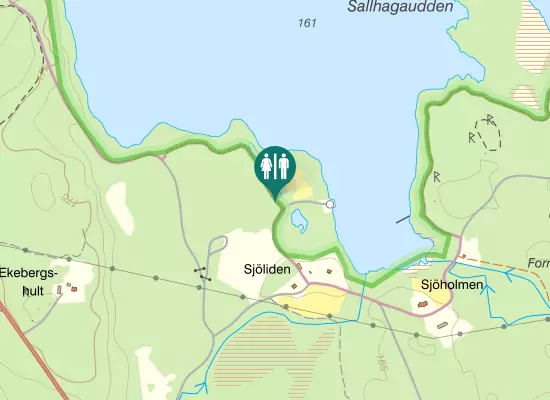 Karta over Norrabergsvägen
