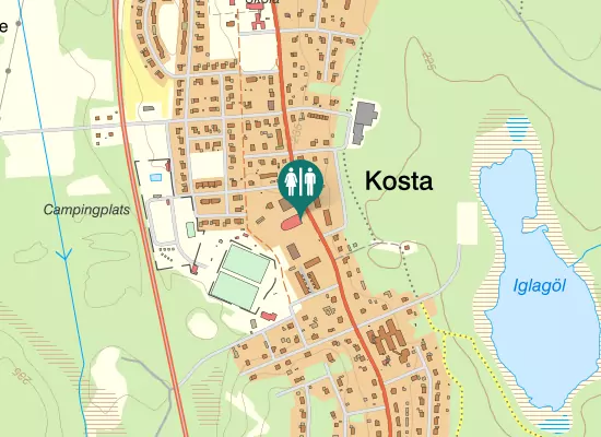 Karta over Stora Vägen