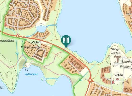 Karta over Söderleden