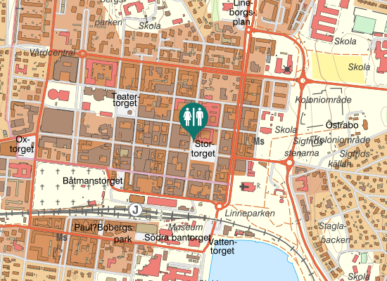 Karta over Kungsgatan