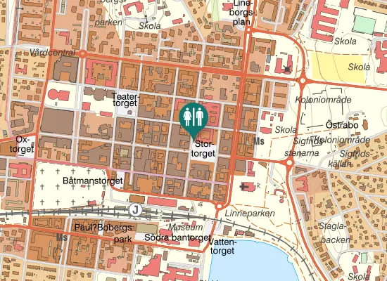 Karta over Kungsgatan