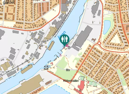 Karta over Hamngatan