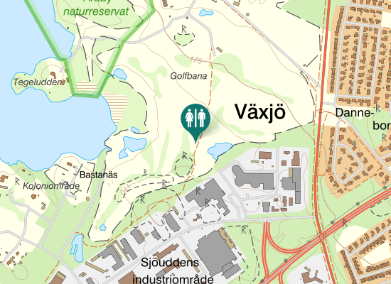 Karta over Idavägen