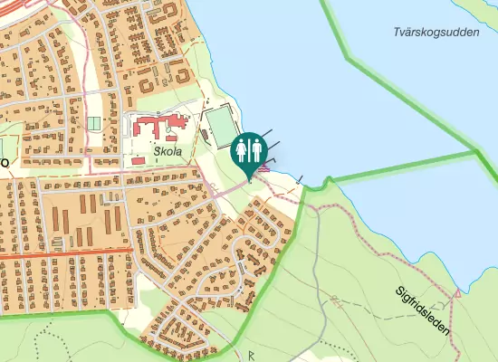 Karta over Skidsvängen