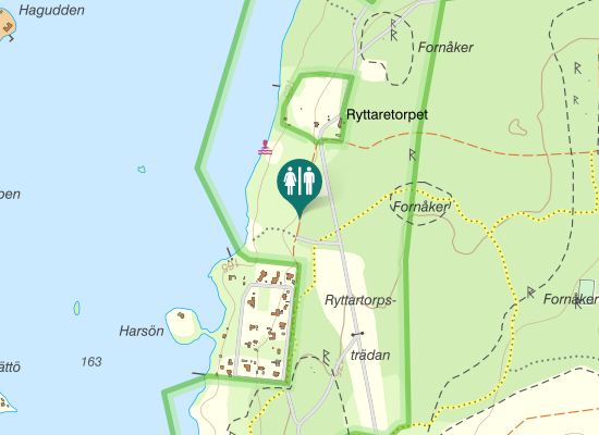 Karta over Karlslundsvägen