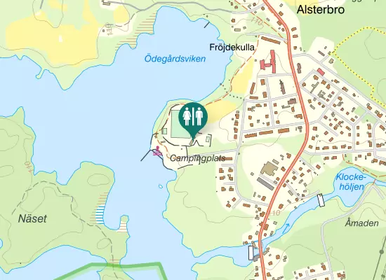 Karta over Idrottsvägen