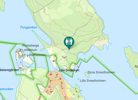 Karta over Evedalsvägen