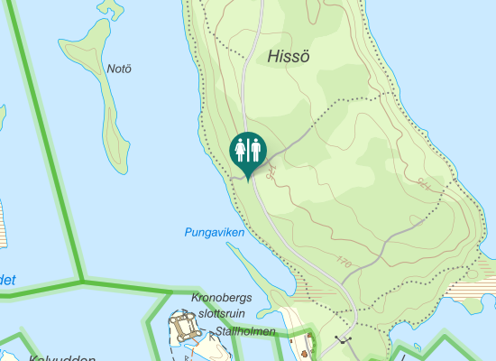 Karta over Gamla Kronobergsvägen